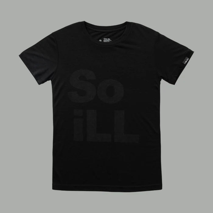 Soill T-Shirt Stacked Logo Black