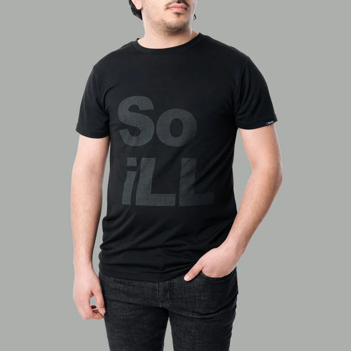 Soill T-Shirt Stacked Logo Black