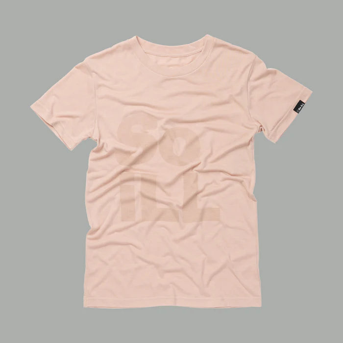 Soill T-Shirt Stacked Dirtypink