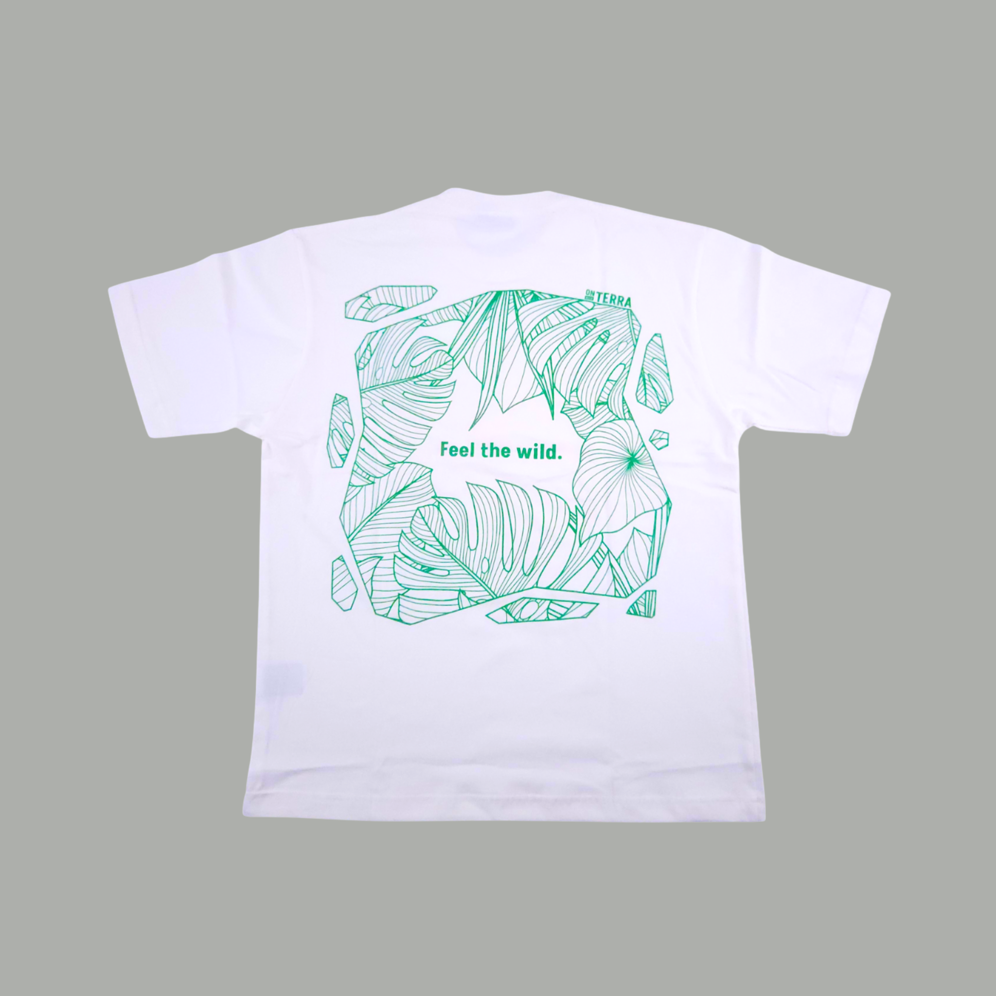 OnTerra Oversized T-Shirt Feel The Wild - White